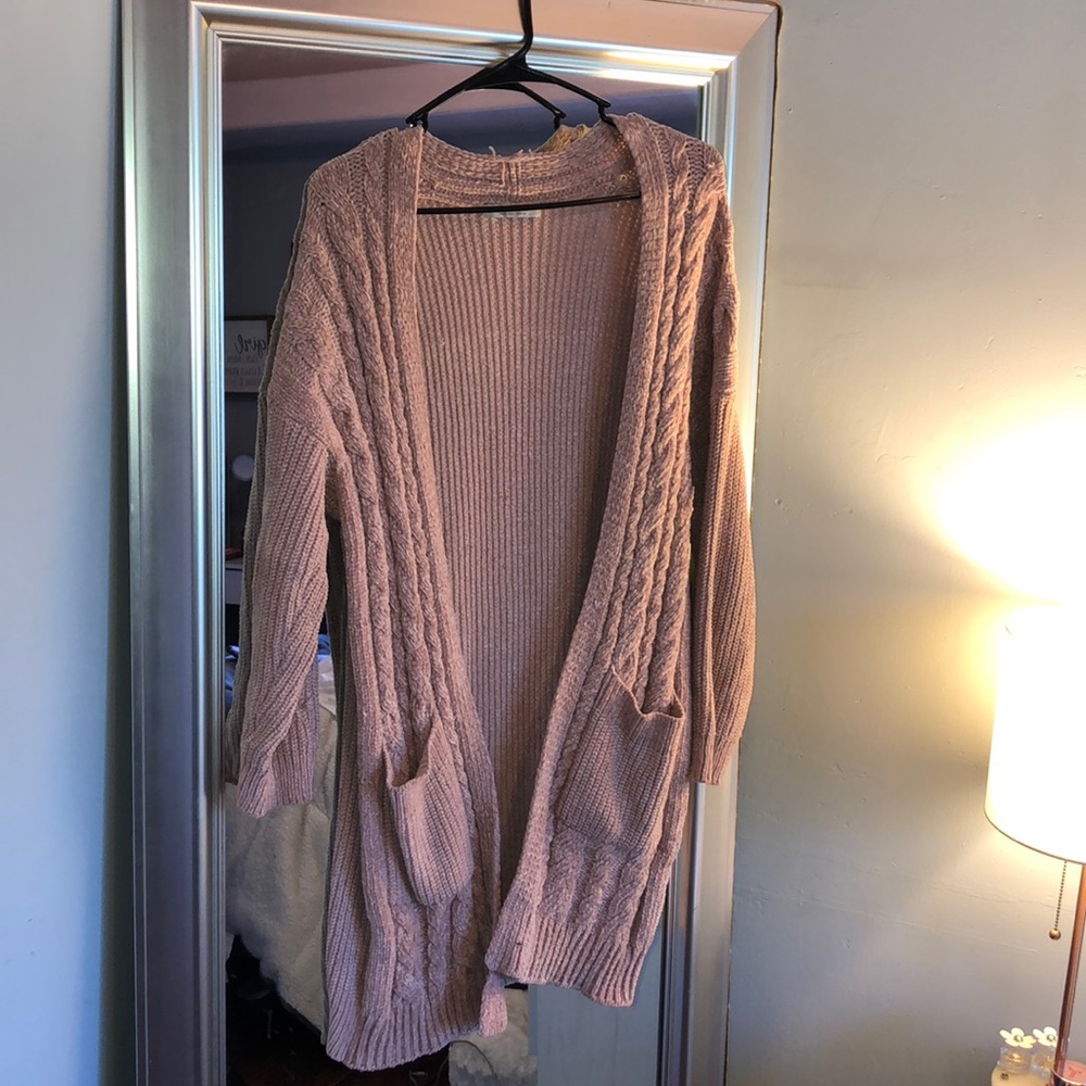 Blush pink cardigan